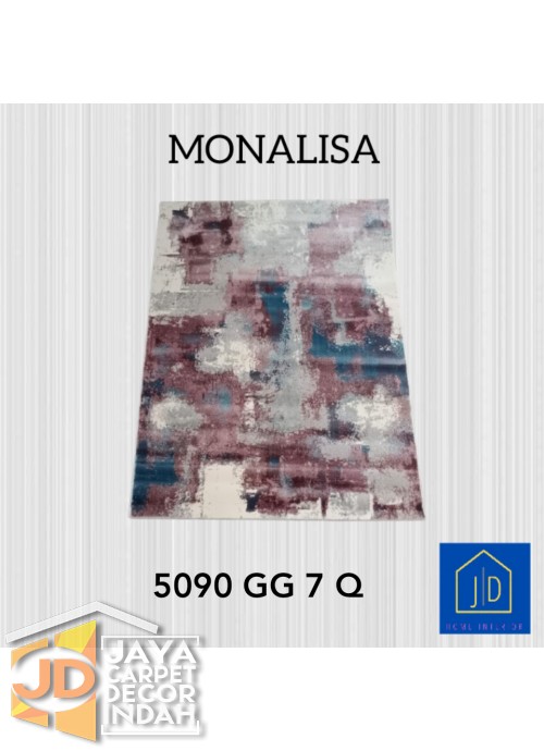 Karpet Permadani Monalisa 5090 GG 7 Q Ukuran 120x160, 160x230, 200x300, 240x340,300x400